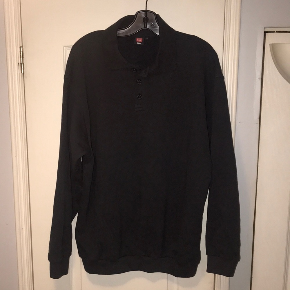 ID Identity Game Men’s Fleece Lined Gray Men’s Sweater Size L